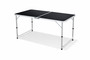 XXL Campingtisch schwarz klappbar Alu 120x60x58/70cm