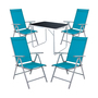 5-tlg Camping Set Gartenm�bel Campingtisch + 4 Campingstuhl Klappstuhl