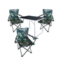4-tlg Camping Set Gartenm�bel Campingtisch  3 Campingstuhl Klappstuhl