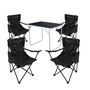 5-tlg Camping Set Gartenm�bel Campingtisch  4 Campingstuhl Klappstuhl