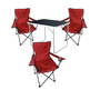 4-tlg Camping Set Gartenm�bel Campingtisch  3 Campingstuhl Klappstuhl