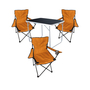 4-tlg Camping Set Gartenm�bel Campingtisch 3 Campingstuhl Klappstuhl