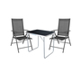 3-tlg. Camping Set Gartenm�bel Campingtisch 2 x Aluminium Klappstuhl