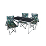 4-tlg. Campingm�bel Set Tisch + 3 Campingst�hle Camouflage + Tasche