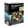 LED Lichterkette f�r Au�en warmwei� Kabel gr�n 240 LEDs 