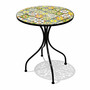 Mosaik Mosaiktisch Gartentisch Bistrotisch Tisch 60cm