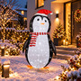 XXL LED Pinguin / Weihnachtsmann 180CM 200 LEDs IP44 f�r au�en