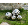 4er Set Dekokugeln DIAMANT aus Edelstahl Schwimmkugeln gl�nzend