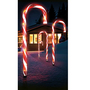 4er Set LED-Gartenleuchtst�be Zuckerstange