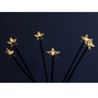 12er Set LED-Gartenleuchtst�be Weihnachtsbeleuchtung mit 72 Sternen