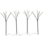 12er Set LED-Gartenleuchtst�be Weihnachtsbeleuchtung mit 72 Sternen