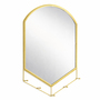 Wandspiegel H�ngespiegel Flurspiegel Badspiegel Spiegel Gold H42cm