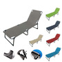 Luxus Campingliege Sonnenliege Gartenliege L188xB57xH30cm