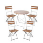 5er Biergarten Set Biergartengarnitur Biergartenm�bel klappbar 80cm