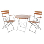 3er Biergarten Set Biergartengarnitur Biergartenm�bel Akazie 80cm