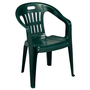 2er Set Stapelstuhl Bistrostuhl Gartenstuhl Dunkelgr�n Kunststoff 