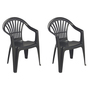 2 St�ck Stapelstuhl Bistrostuhl Gartenstuhl MONA Kunststoff