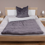 2 tlg Cashmere Touch Wende-Bettwsche Bettwschegarnitur Uni Baumwolle