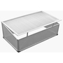 Fr�hbeet mit und ohne Doppeldach Gew�chshaus Treibhaus Aluminium vers. Modelle