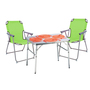 3-teiliges praktisches Campingm�bel Set Alu L75xB55xH60cm 