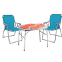 3-teiliges praktisches Campingm�bel Set Alu L75xB55xH60cm 
