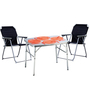 3-teiliges praktisches Campingm�bel Set Alu L75xB55xH60cm 
