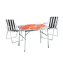 3-teiliges praktisches Campingm�bel Set Alu L75xB55xH60cm 