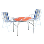 3-teiliges praktisches Campingm�bel Set Alu L75xB55xH60cm 