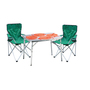 3-tlg. praktisches Campingm�bel Set Alu Campingtisch + 2 Anglersessel