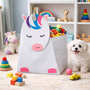 Kids Filz Aufbewahrungsbox Aufbewahrung Spielzeugkiste Einhorn H73cm 