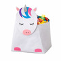 Kids Filz Aufbewahrungsbox Aufbewahrung Spielzeugkiste Einhorn H73cm 