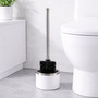 Toilettenb�rste Klob�rste Edelstahlstiel WC B�rste L35x8cm