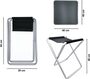 2in1 Campingtisch Campinghocker Campingstuhl klappbar Alu 