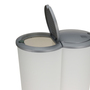 Duo Abfalleimer M�lleimer M�lltonne M�lltrenner Deckel 2x 25 Liter