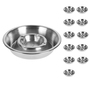 Aschenbecher Edelstahl Windaschenbecher Tischaschenbecher 13cm