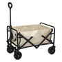 Faltbarer Bollerwagen Transportwagen Handwagen Gartenwagen Beige