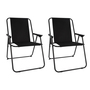 2 St�ck Campingstuhl Klappstuhl Faltstuhl Stoff Oxfort Metall
