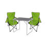 3-tlg Campingm�bel Set Campingtisch Anglerstuhl L80xB60xH68cm klappbar