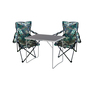 3-tlg Campingm�bel Set Campingtisch Anglerstuhl L80xB60xH68cm klappbar