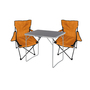 3-tlg Campingm�bel Set Campingtisch Anglerstuhl L80xB60xH68cm klappbar
