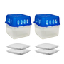 2 St�ck Innenraum Raumentfeuchter Luftentfeuchter Nachf�llpack 400g