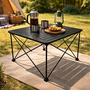 Campingtisch Klapptisch Gartentisch klappbar mit Tasche 70x70x56cm