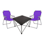 3teiliges Campingm�bel Set Campingtisch Campingstuhl L70xB70xH56cm 