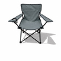 Anglersessel mit Getr�nkehalter und Tasche Dunkelgrau