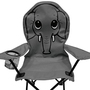 Kinder Anglersessel Dunkelgrau mit Getr�nkehalter und Tasche Elefant