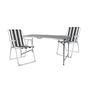 3-teiliges Campingm�bel Set Outdoor Campingstuhl Tisch Aluminium 
