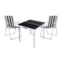 3-teiliges Campingm�bel Set Outdoor Campingstuhl Tisch Aluminium 