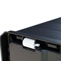 XL Auflagenbox Sitzbank 2 Personen Kunststoff  Anthrazit 340L