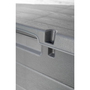 XL Auflagenbox Sitzbank 2 Personen Kunststoff  Anthrazit 340L