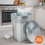 20L Oskartonne Aschetonne mit Deckel M�lltonne Abfalleimer Windeleimer